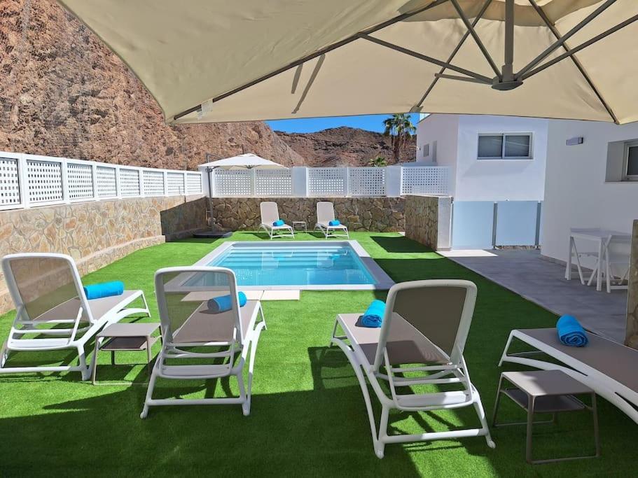 Malibu Mogan Secret Pool Villa - Piscina Privada Y Climatizada - Exclusive Heated Pool Ла-Плая-де-Тауро Экстерьер фото
